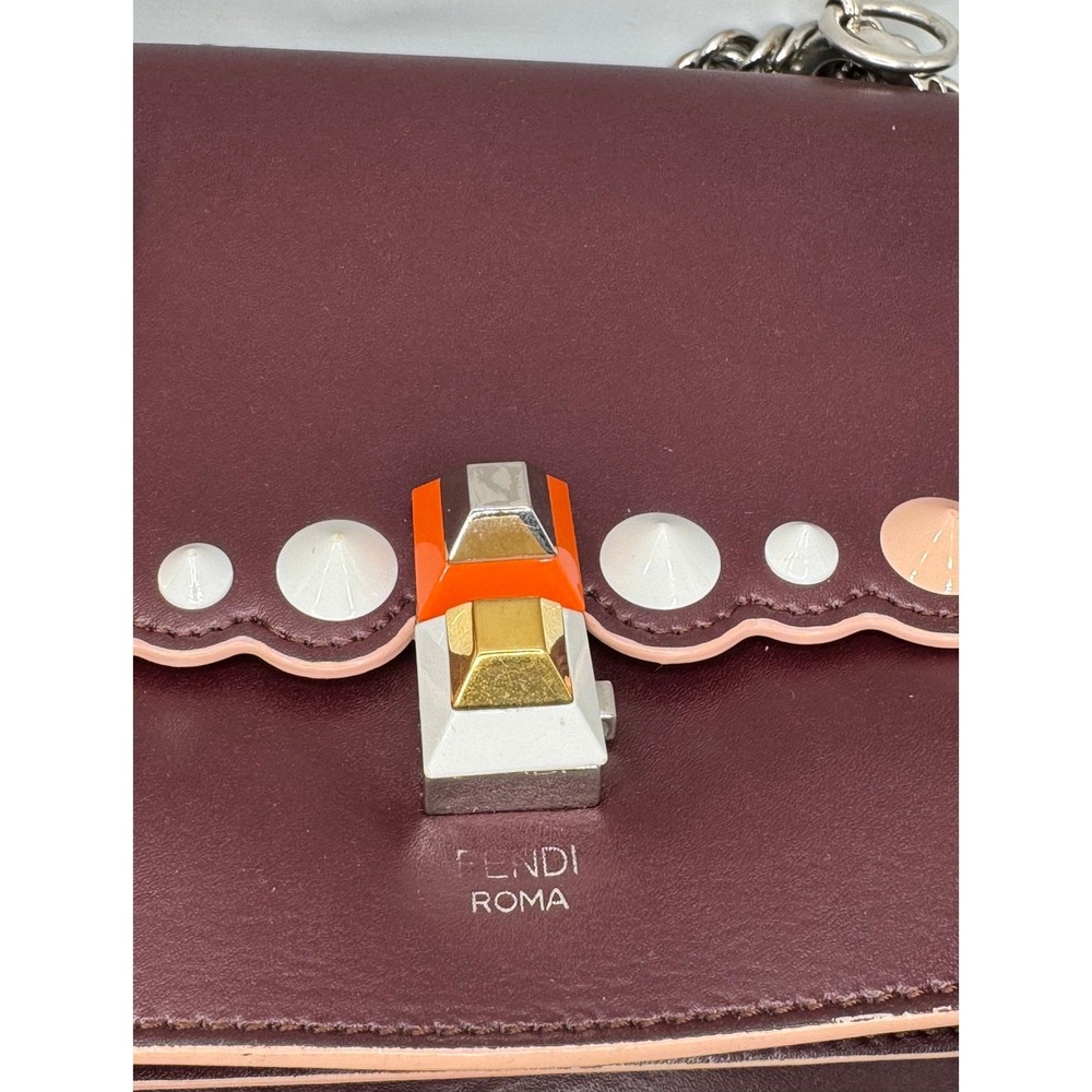 Fendi Roma Kan Studded Bag Chain Strap with COA#798 - Picture 2 of 16